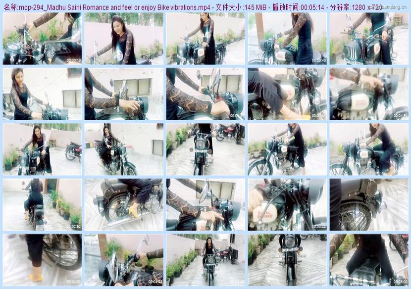 mop-294_Madhu Saini Romance and feel or enjoy Bike vibrations
